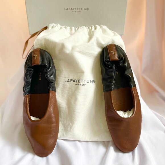 Lafayette 148 New York Leather Shoes - Picture 6 of 9